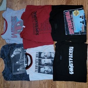 6 Supernatural T- Shirt bundle, BUY SIX GET ONE FREE
